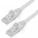 StarTech 100ft White CAT6 Gigabit Ethernet 650MHz 100W PoE RJ45 UTP Network Patch Cable Snagless 8STN6PATCH100WH