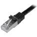 StarTech 1m Black Cat6 Cable Shielded SFTP 8STN6SPAT1MBK