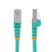 StarTech 5m CAT6a Snagless RJ45 Ethernet Aqua Cable with Strain Reliefs 8STNLAQ5MCAT6A