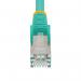 StarTech 5m CAT6a Snagless RJ45 Ethernet Aqua Cable with Strain Reliefs 8STNLAQ5MCAT6A