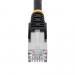 StarTech 1m CAT6a Snagless RJ45 Ethernet Black Cable with Strain Reliefs 