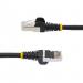 StarTech.com 1m CAT6a Snagless RJ45 Ethernet Black Cable with Strain Reliefs 8STNLBK1MCAT6A