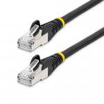 StarTech.com 1m CAT6a Snagless RJ45 Ethernet Black Cable with Strain Reliefs 8STNLBK1MCAT6A