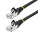 StarTech 2m CAT6a Snagless RJ45 Ethernet Black Cable with Strain Reliefs 8STNLBK2MCAT6A