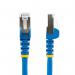 StarTech 1.5m CAT6a Snagless RJ45 Ethernet Blue Cable with Strain Reliefs 8STNLBL150CAT6A