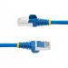 StarTech.com 2m CAT6a Snagless RJ45 Ethernet Blue Cable with Strain Reliefs 8STNLBL2MCAT6A