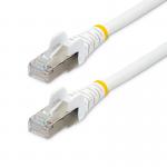 StarTech 1m CAT6a Snagless RJ45 Ethernet White Cable with Strain Reliefs 8STNLWH1MCAT6A