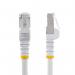 StarTech 1m CAT6a Snagless RJ45 Ethernet White Cable with Strain Reliefs 8STNLWH1MCAT6A