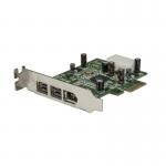 StarTech 3 Port 2b 1a LP 1394 PCIe FireWire Card 8STPEX1394B3LP