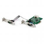 StarTech 2 Port RS232 Serial Adapter PCIe Card 8STPEX2S953LP