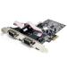 StarTech 4 Port Native PCIE RS232 Serial Card 8STPEX4S553