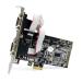 StarTech 4 Port Native PCIE RS232 Serial Card 8STPEX4S553