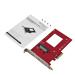 StarTech.com U.2 to PCIe Adapter 2.5 U.2 NVMe SSD 8STPEX4SFF8639