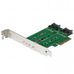 StarTech M.2 SSD Card 1x PCIe NVMe 2x SATA M.2 8STPEXM2SAT32N1