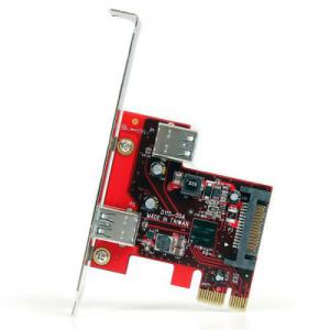 2 Port PCIe USB3.0 Card UASP 1 Int 1 Ext 8STPEXUSB3S11