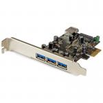 StarTech 4 Port PCIe USB 3.0 Adapter Card 8STPEXUSB3S42