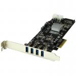 StarTech 4PT PCIe USB3 Card Adapter UASP SATA LP4 8STPEXUSB3S42V