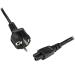 StarTech 1m 3 Prong Laptop Power Cord CEE7 to C5 8STPXTNB3SEU1M