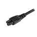 StarTech 1m 3 Prong Laptop Power Cord CEE7 to C5 8STPXTNB3SEU1M