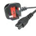 StarTech 1m BS 1363 to C5 Power Cord UK 8STPXTNB3SUK1M