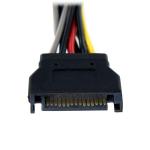 StarTech 6in SATA Power Y Splitter Cable 8STPYO2SATA