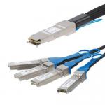 1m MSA QSFP Plus Breakout Cable 8STQSFP4SFPPC1M