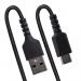 StarTech 1m USB A to USB C Coiled Heavy Duty Fast Charge Sync Cable 