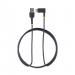 StarTech.com 2m USB A to Right Angle USB C Heavy Duty Fast Charging Cable 8STR2ACR2MUSB