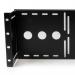 StarTech Monitor Mount Bracket 19in Rack Cabinet 8STRKLCDBK