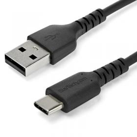 StarTech 1m Black USB 2.0 to USB C Cable 60W 8STRUSB2AC1MB