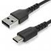 StarTech 1m Black USB 2.0 to USB C Cable 60W 8STRUSB2AC1MB