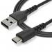 StarTech 1m Black USB 2.0 to USB C Cable 60W 8STRUSB2AC1MB