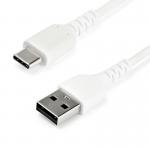 StarTech 1m White USB 2.0 to USB C Cable 8STRUSB2AC1MW