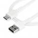 StarTech 1m White USB 2.0 to USB C Cable 8STRUSB2AC1MW