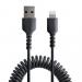 StarTech 1m 3ft USB To Lightning Cable Coiled 