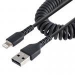 StarTech 1m 3ft USB To Lightning Cable Coiled 8STRUSB2ALT1MBC