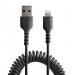 StarTech.com 50cm 20in USB To Lightning Cable Coiled 8STRUSB2ALT50CMBC