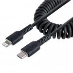 StarTech.com USB C To Lightning Cable 50cm Coiled 8STRUSB2CLT50CMBC