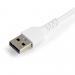 StarTech 15cm Durable USB A to Lightning Apple MFI Certified Cable White 