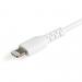 StarTech 15cm Durable USB A to Lightning Apple MFI Certified Cable White 