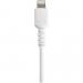 StarTech 15cm Durable USB A to Lightning Apple MFI Certified Cable White 