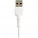 StarTech 30cm Durable USB To Lightning Cable Apple MFi Certified 8STRUSBLTMM30CMW