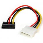 StarTech 6in 4 Pin to Left Angle SATA Power Cable 8STSATAPOWADPL