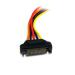 StarTech.com 12in 15 pin SATA Power Extension Cable 8STSATAPOWEXT12