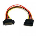 StarTech 8in 15 pin SATA Power Extension Cable 8STSATAPOWEXT8