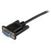 StarTech.com 1m DB9 RS232 Serial Null Modem Cable FF 8STSCNM9FF1MBK
