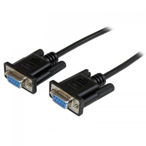 Cheap Stationery Supply of StarTech.com 2m Black DB9 RS232 Null Modem Cable 8STSCNM9FF2MBK Office Statationery