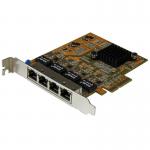 StarTech 4 Port PCIe Gigabit Network Adapter Card 8STST1000SPEX43