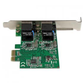 StarTech 2 Port GB Server Network Card PCIe NIC 8STST1000SPEXD4