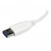 StarTech 4 Port SuperSpeed Mini USB 3.0 Hub White 8STST4300MINU3W